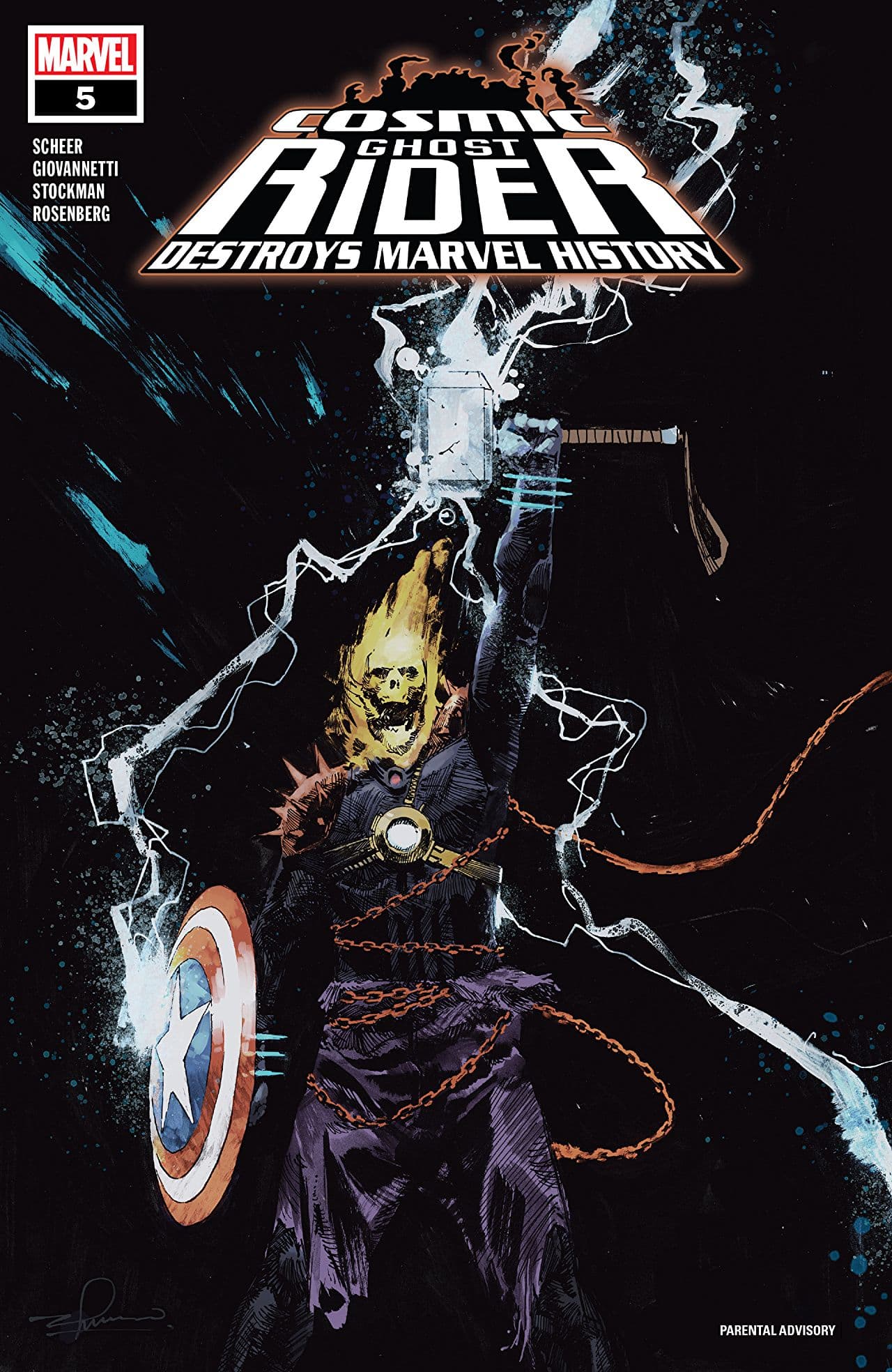 Cosmic Ghost Rider Destroys Marvel History #5 cover