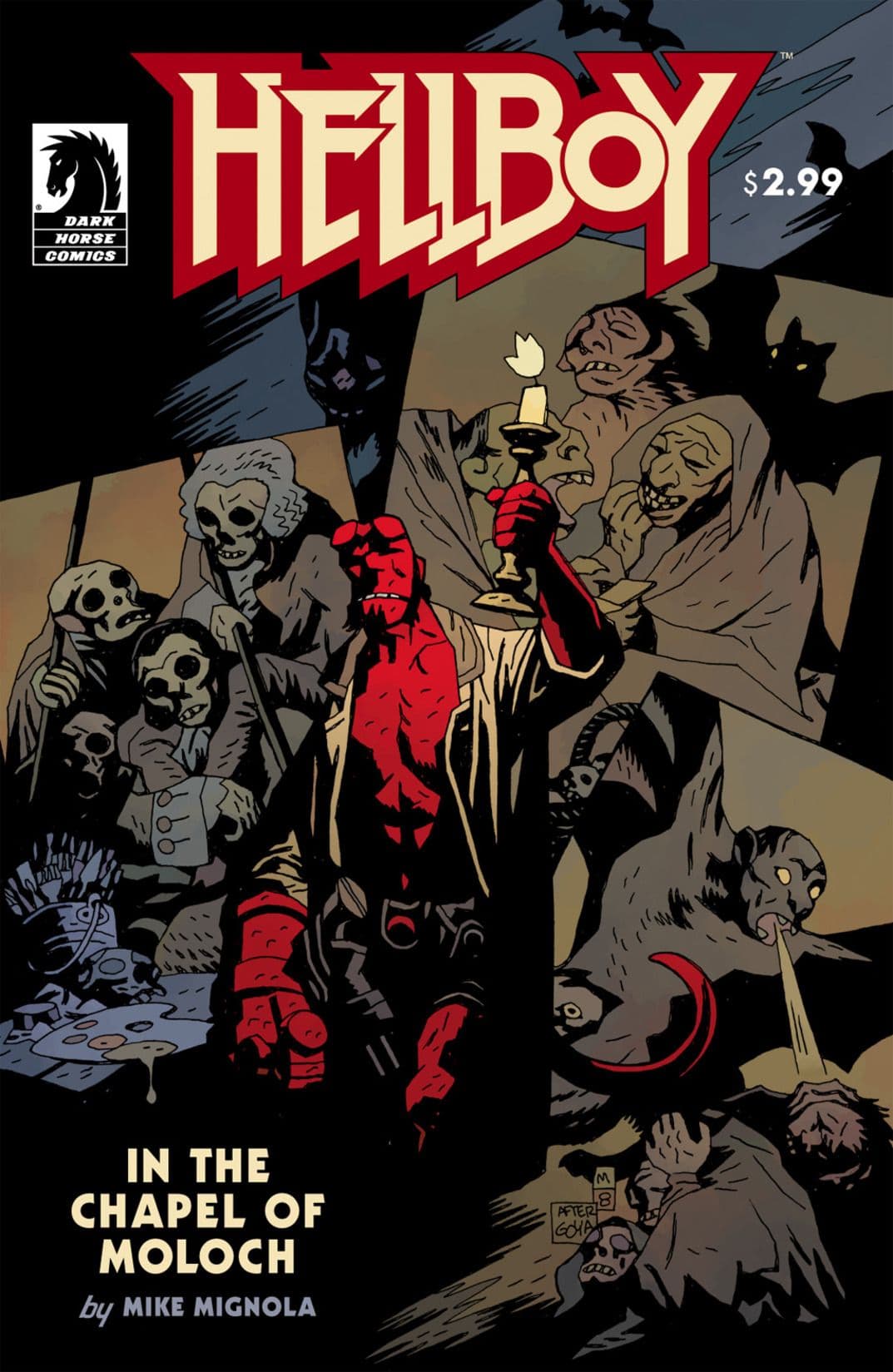 Hellboy: In the Chapel of Moloch #1 cover