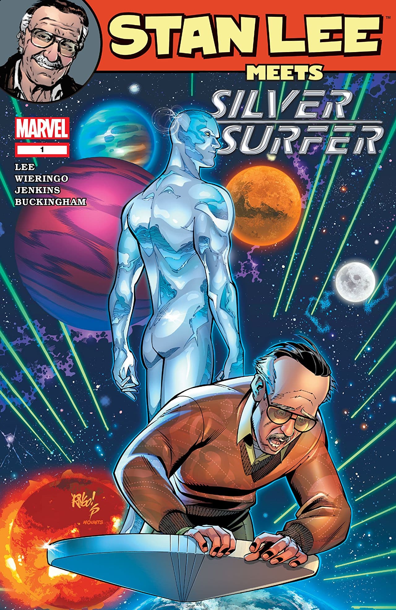 Stan Lee Meets Silver Surfer cover — © Marvel Comics