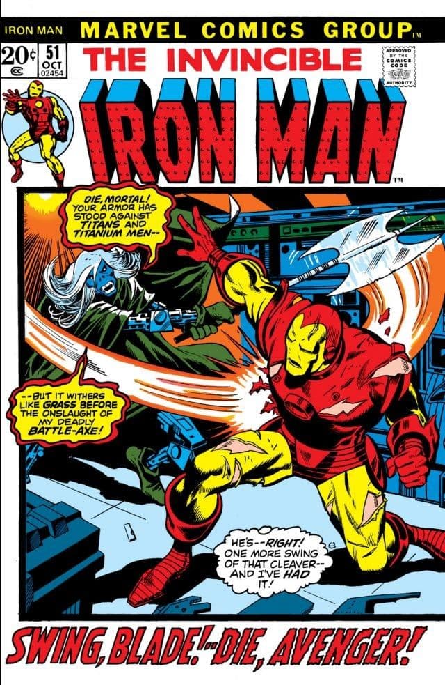 Iron Man #51 cover