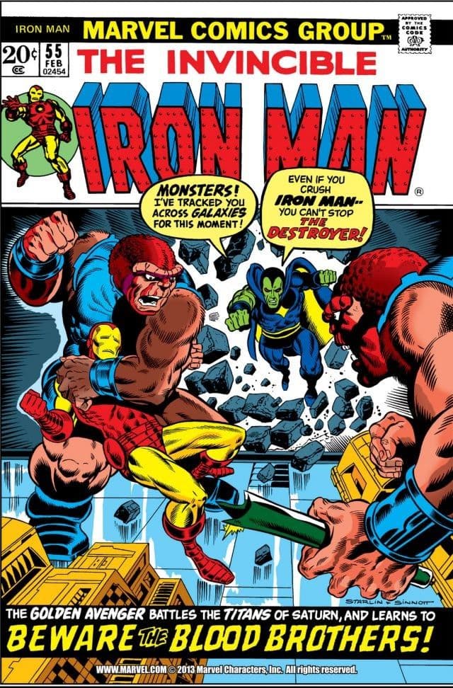 Iron Man #55 cover