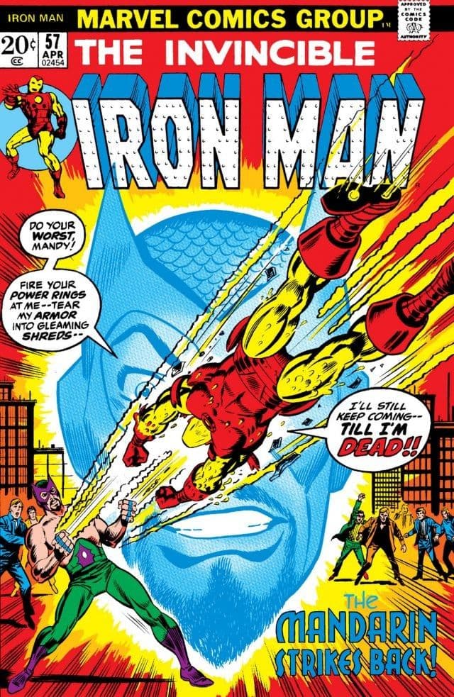 Iron Man #57 cover