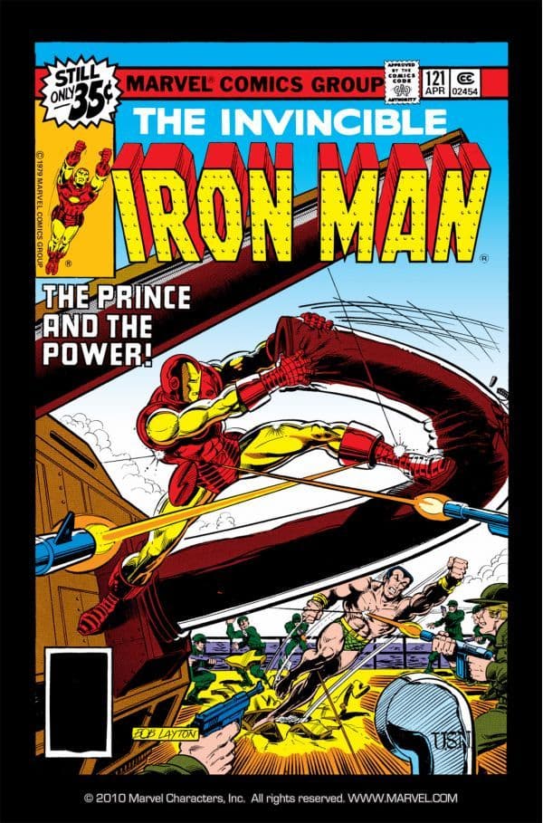 Iron Man #121 cover