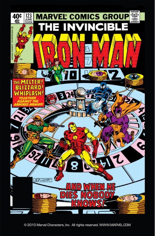Iron Man #123 cover