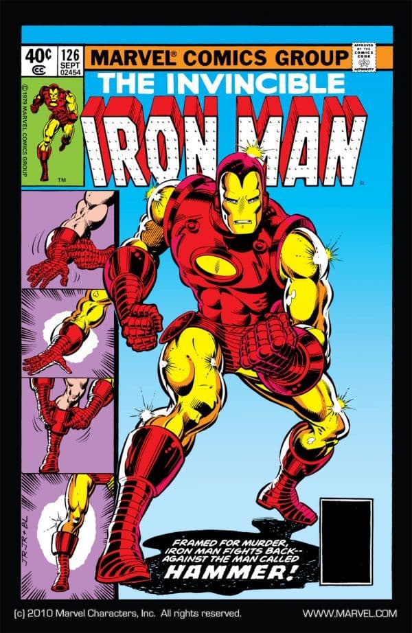 Iron Man #126 cover