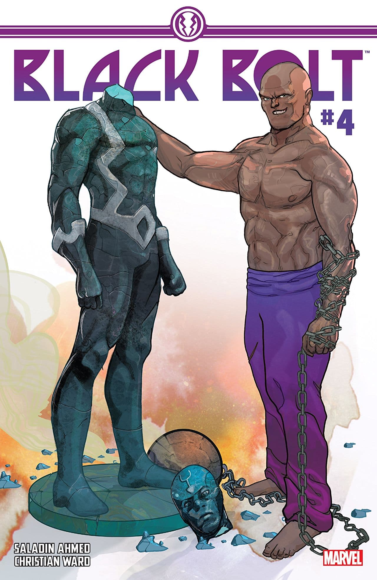 Black Bolt #4 cover