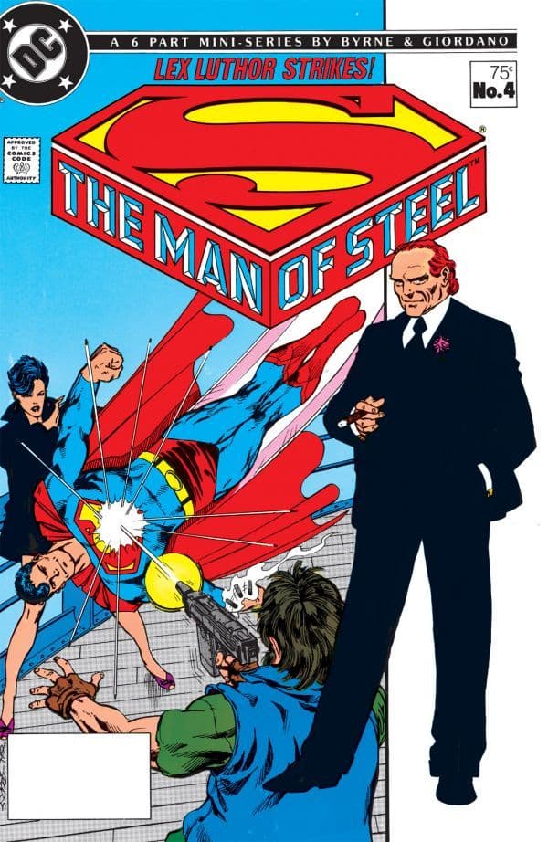 The Man of Steel #4 cover