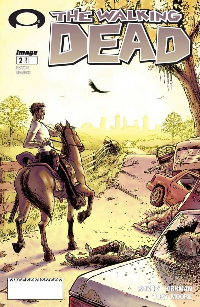 The Walking Dead #2 cover