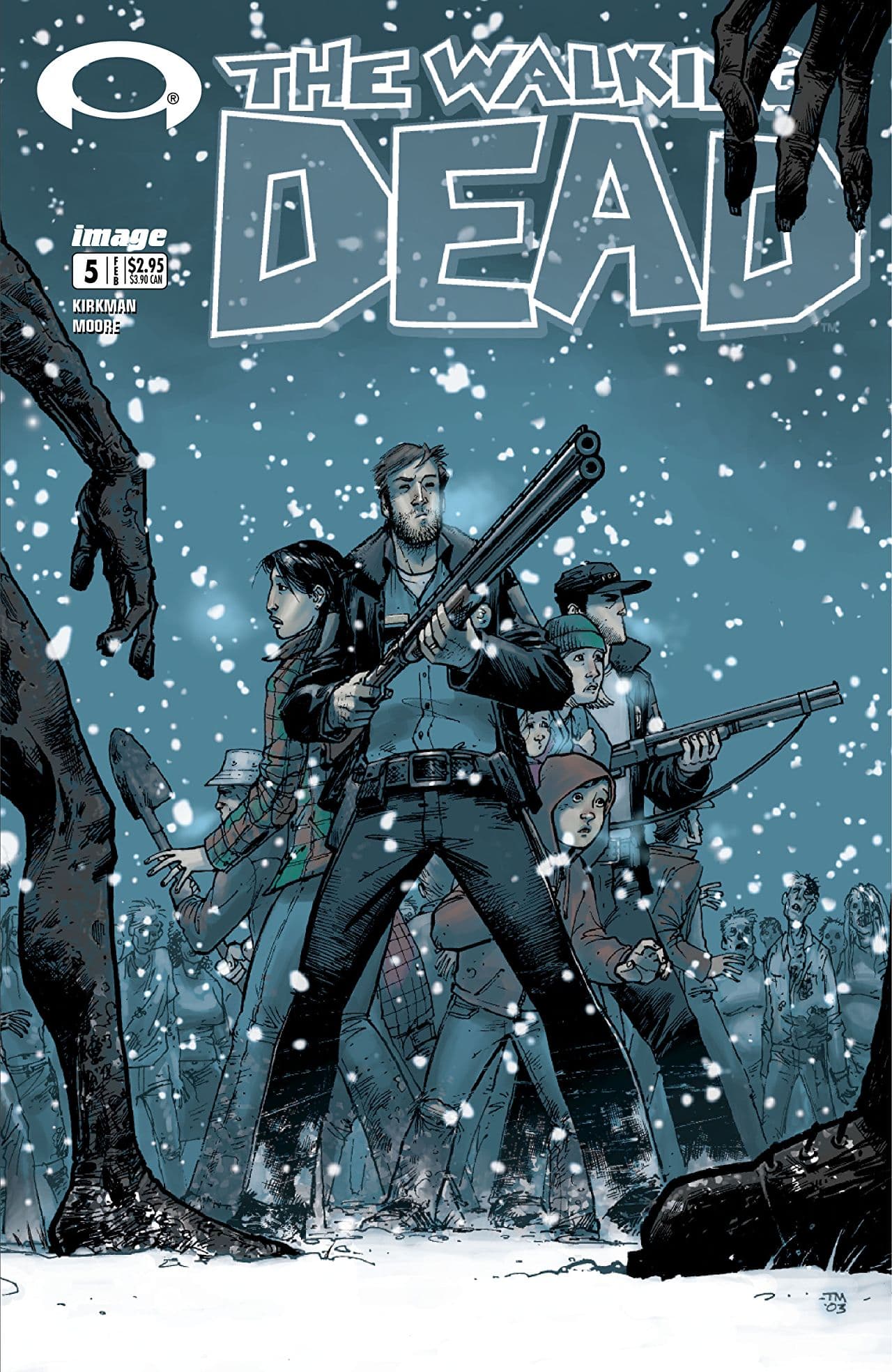 The Walking Dead #5 cover
