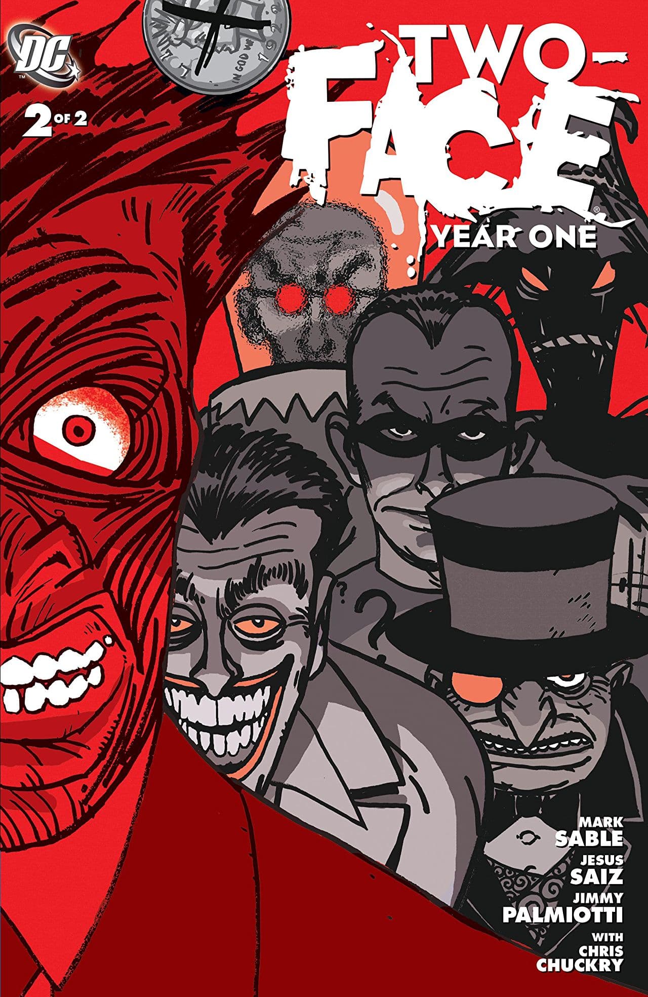 Two-Face: Year One #2 cover