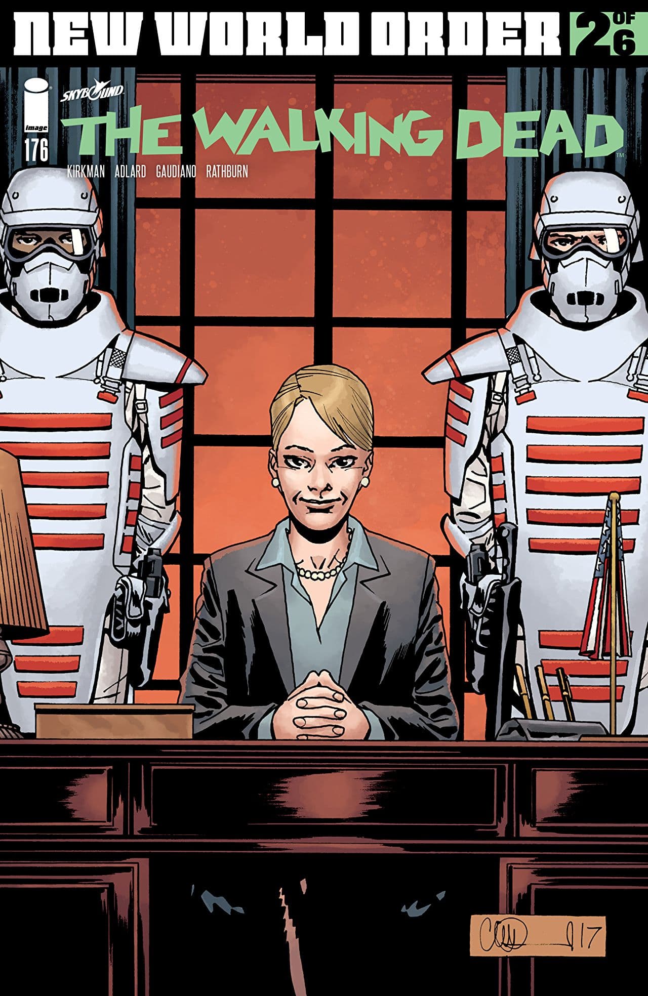 The Walking Dead #176 cover