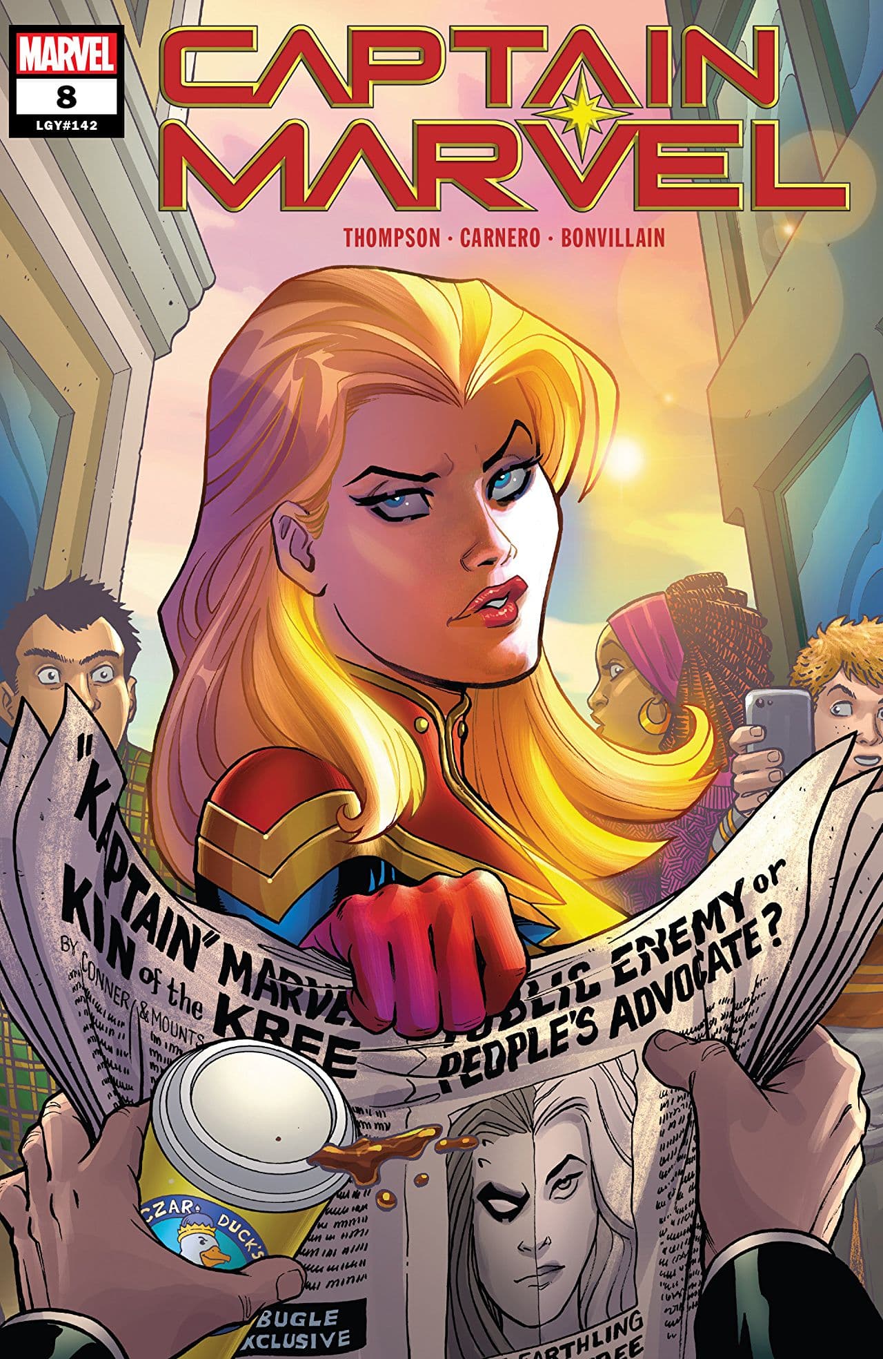 Captain Marvel #8 cover