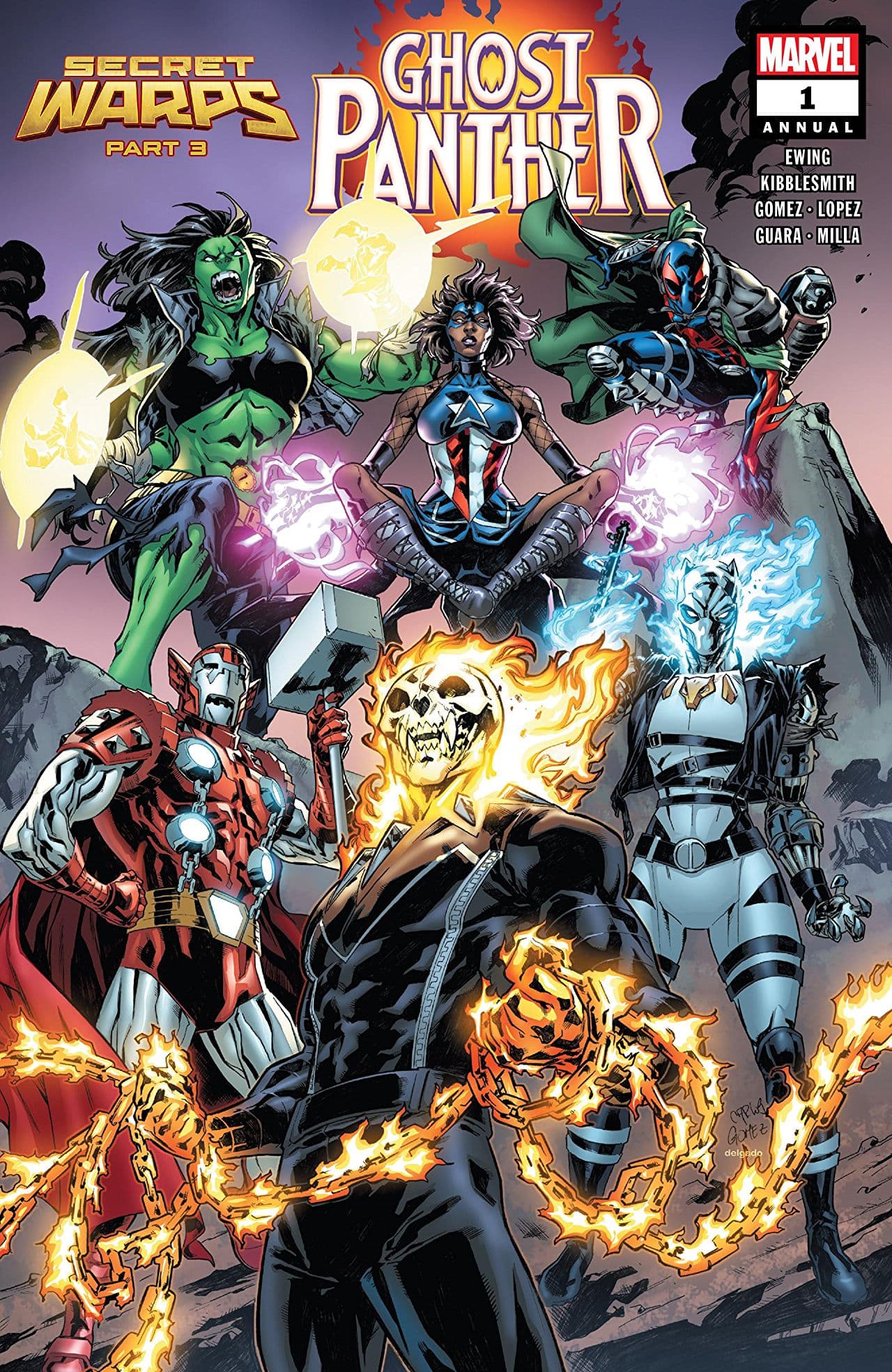 Secret Warps: Ghost Panther Annual #1 cover