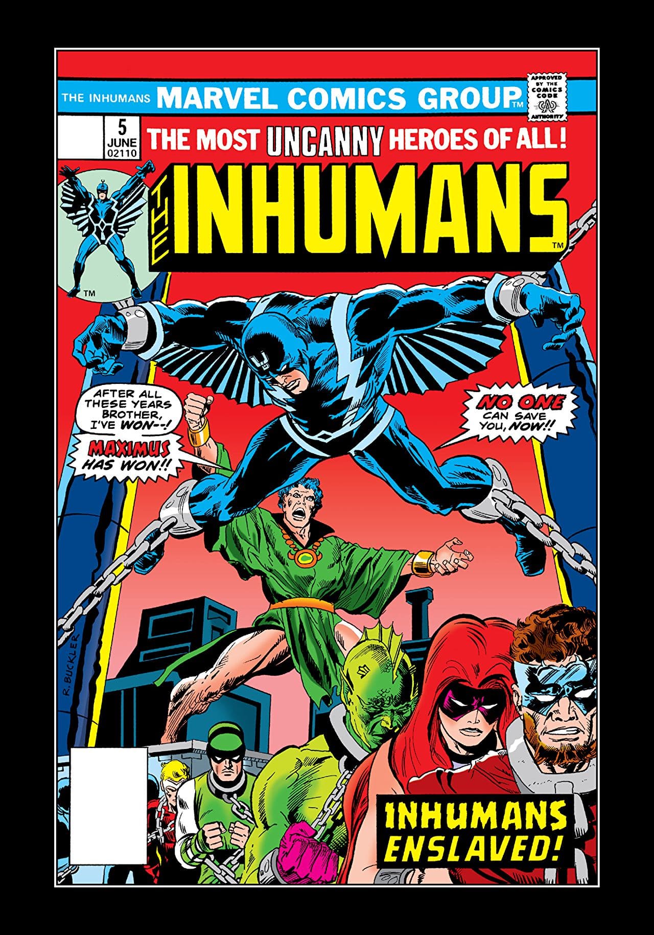 The Inhumans #5 cover