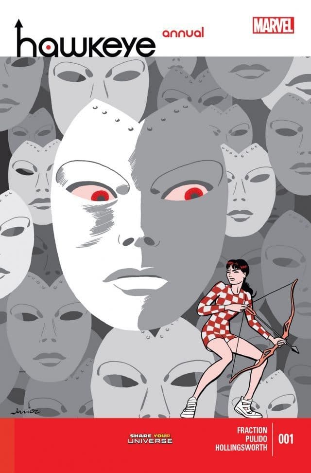 Hawkeye Annual #1 cover