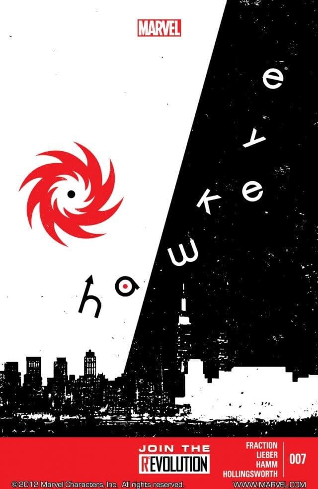 Hawkeye #7 cover