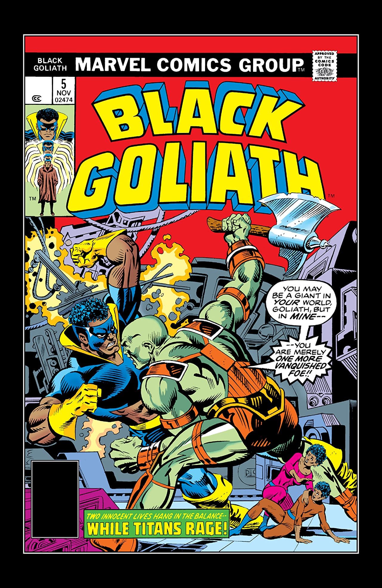 Black Goliath #5 cover