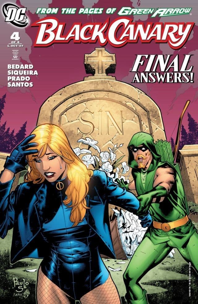 Black Canary #4 cover