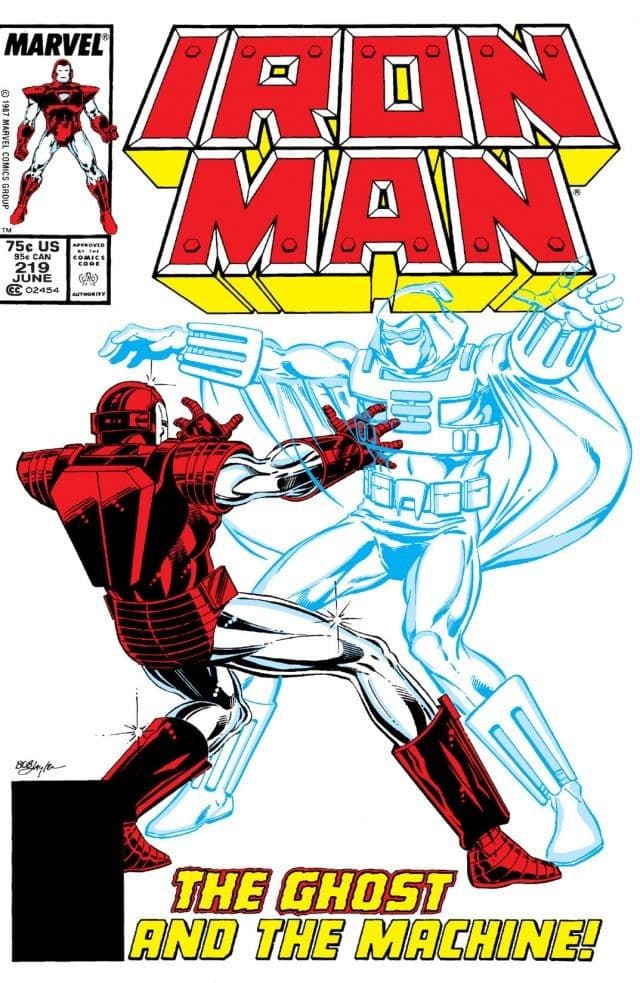 Iron Man #219 cover