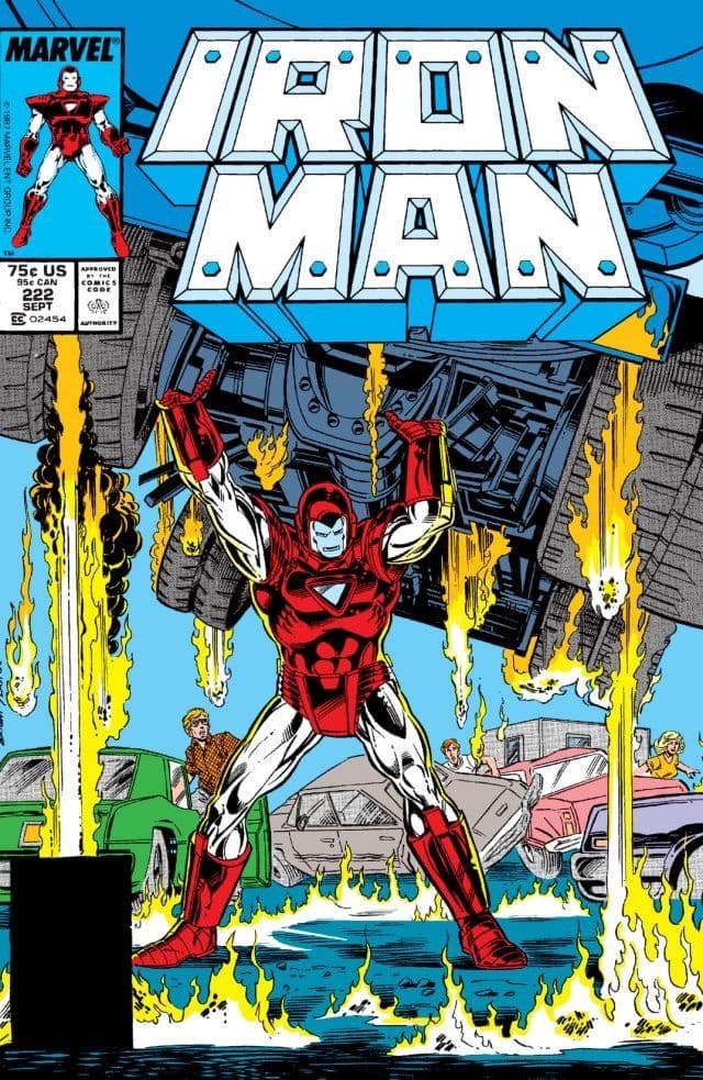 Iron Man #222 cover