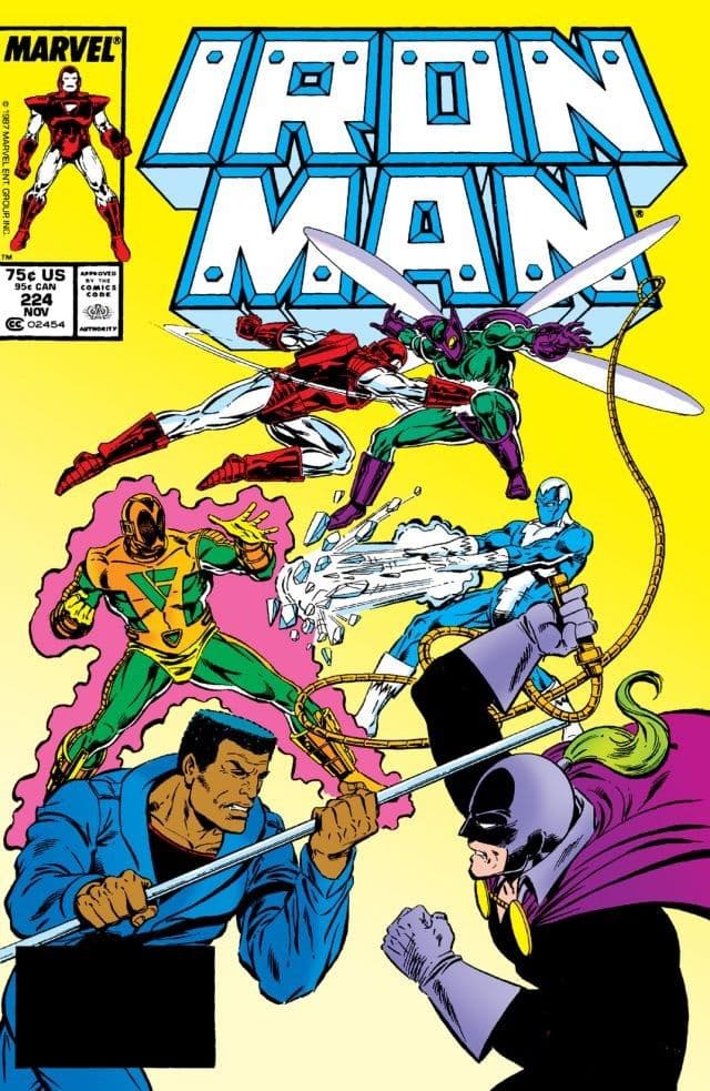 Iron Man #224 cover