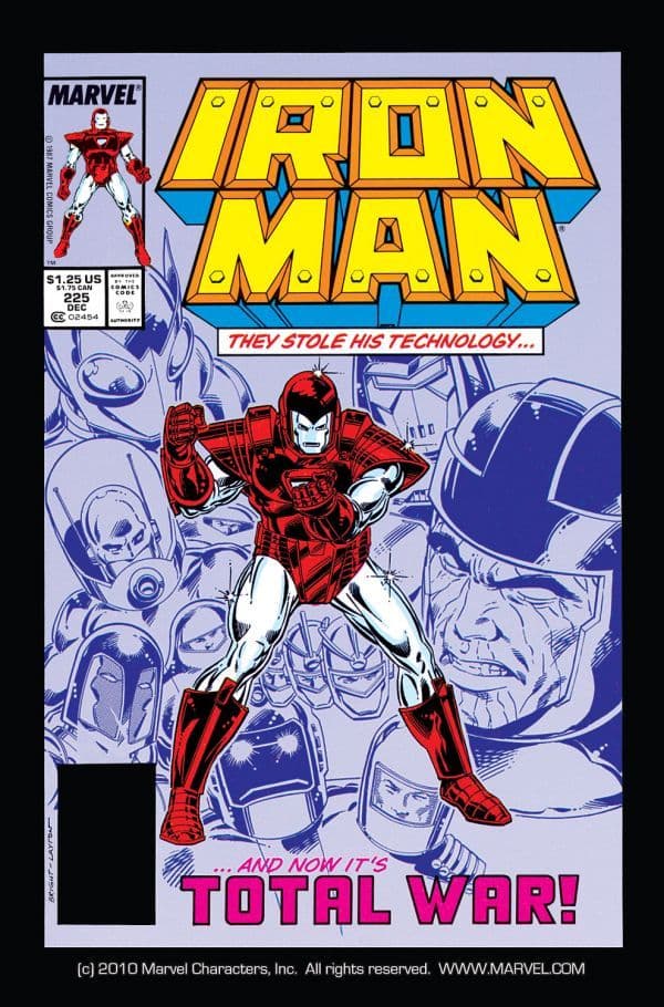 Iron Man #225 cover