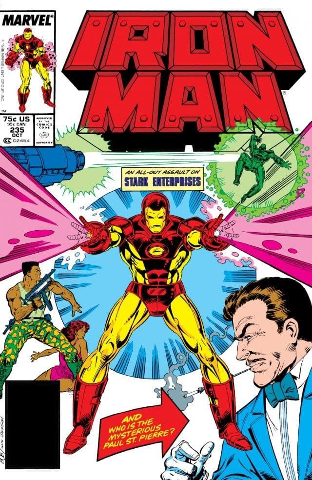 Iron Man #235 cover