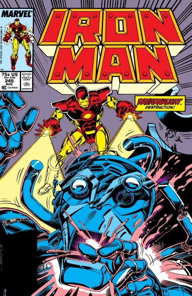 Iron Man #245 cover