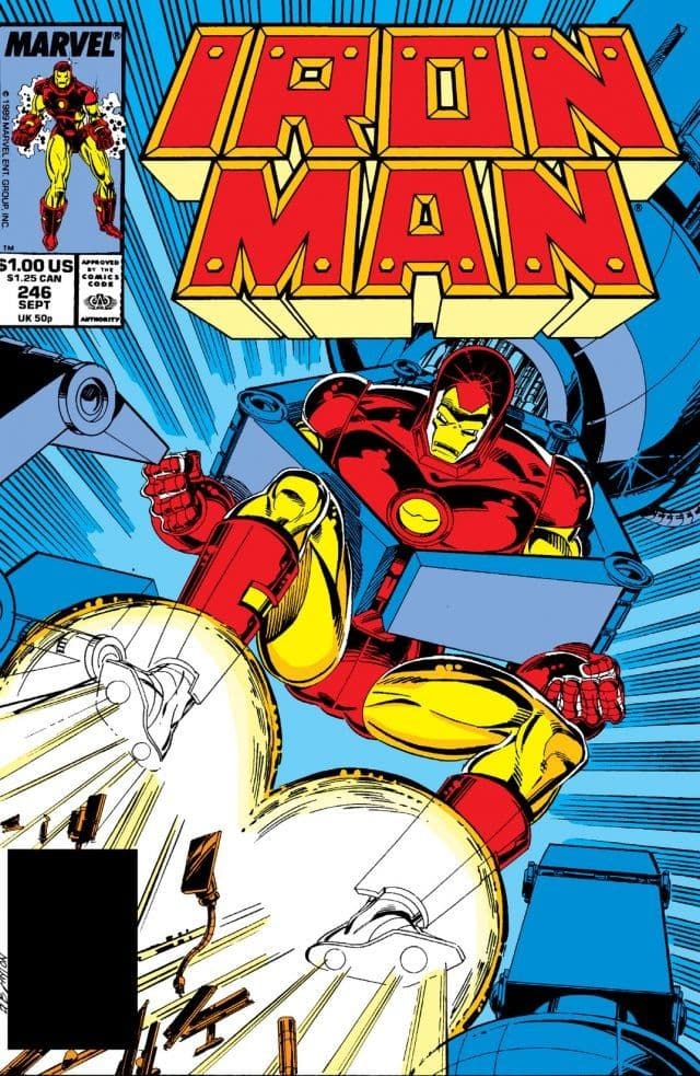 Iron Man #246 cover