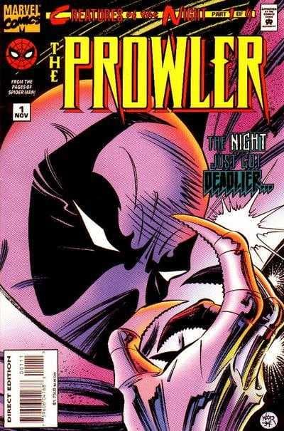 The Prowler cover — © Marvel Comics