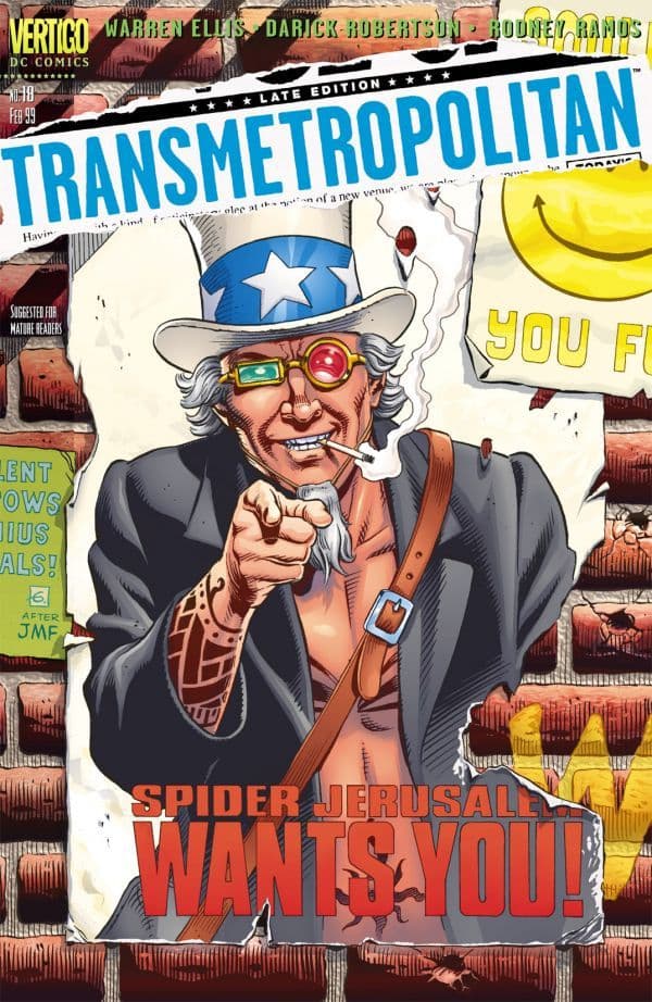 Transmetropolitan #18 cover
