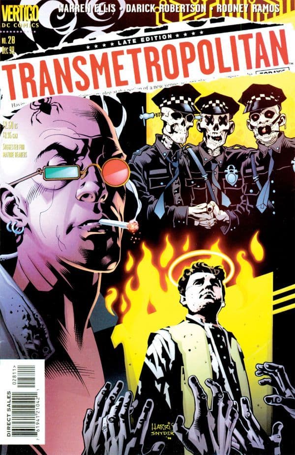 Transmetropolitan #28 cover