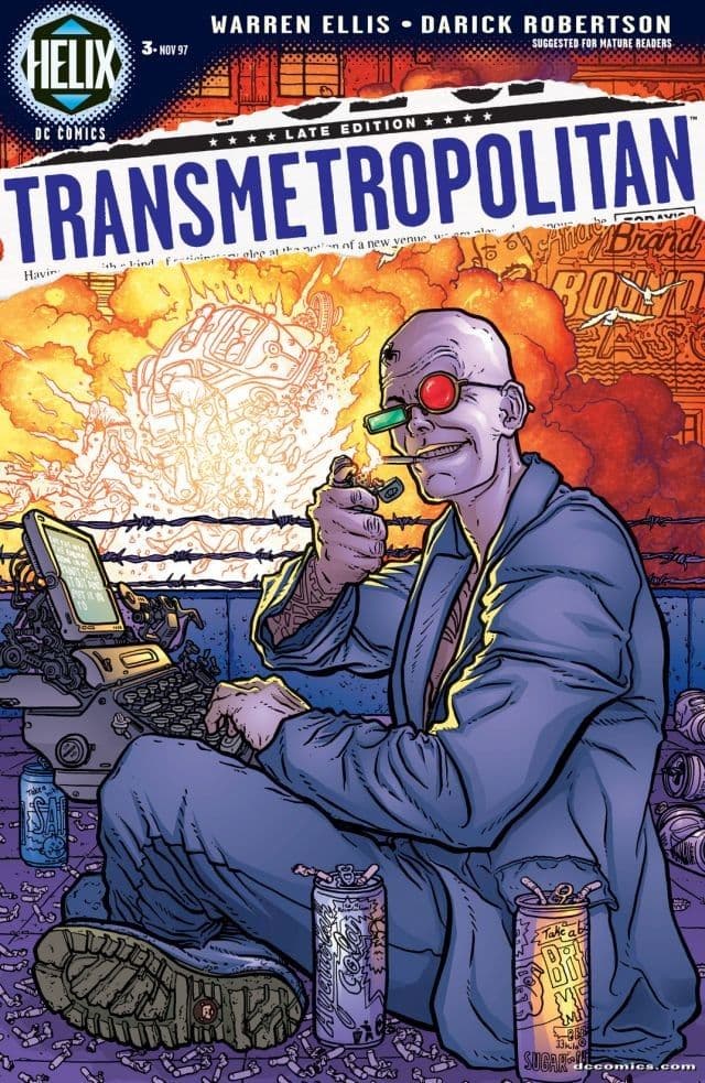Transmetropolitan #3 cover