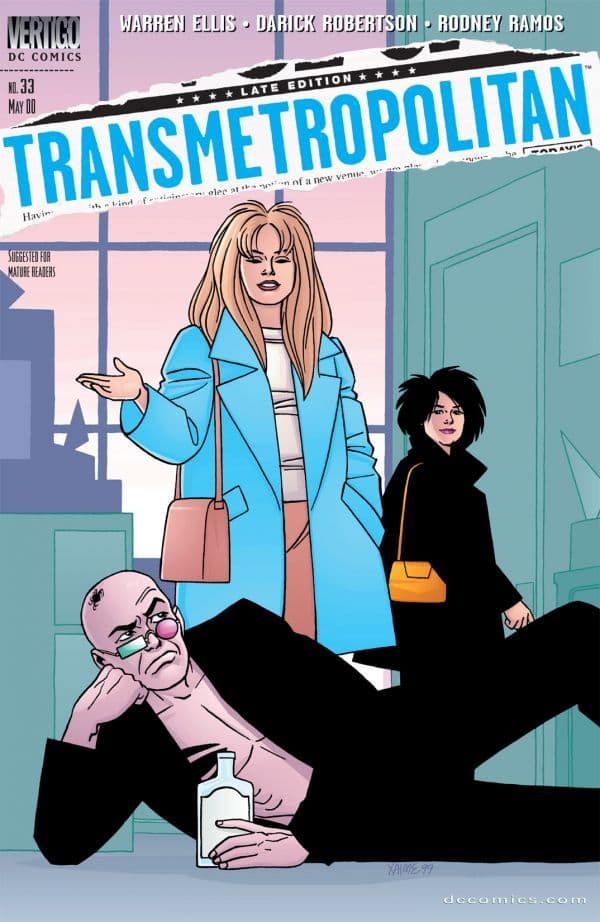 Transmetropolitan #33 cover