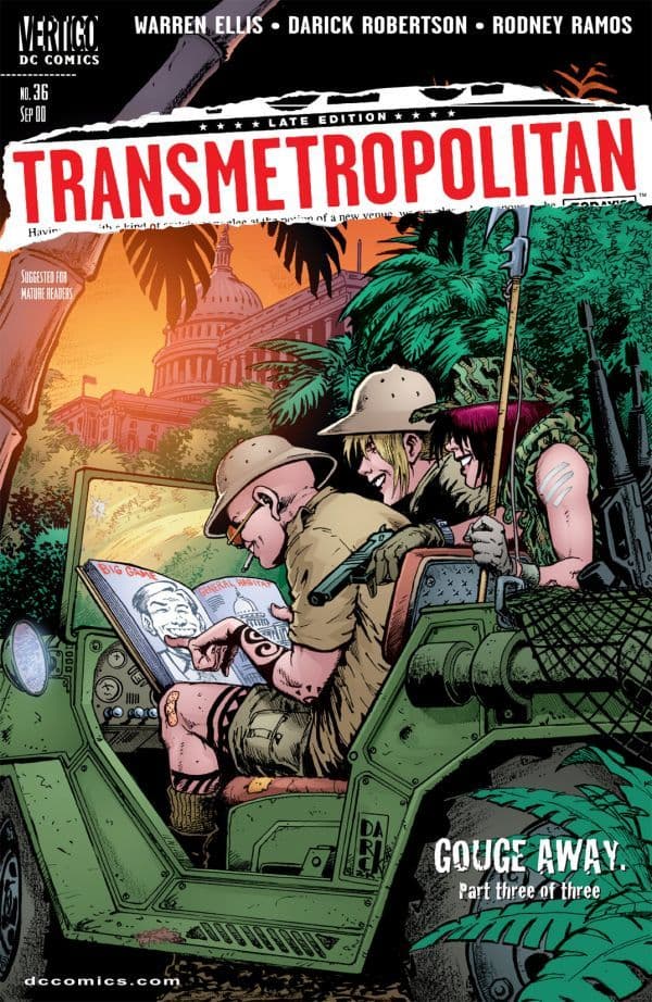 Transmetropolitan #36 cover