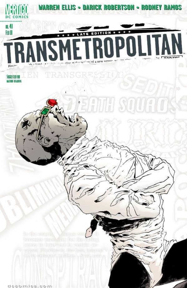 Transmetropolitan #41 cover