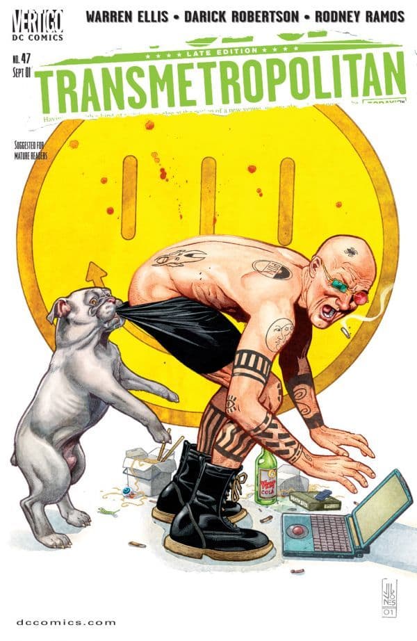 Transmetropolitan #47 cover
