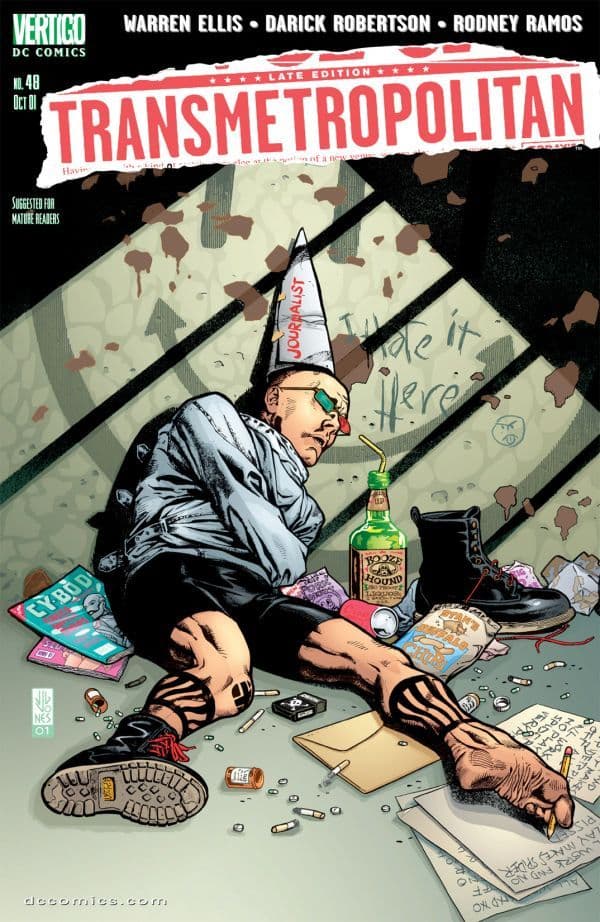 Transmetropolitan #48 cover