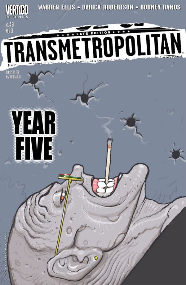 Transmetropolitan #49 cover