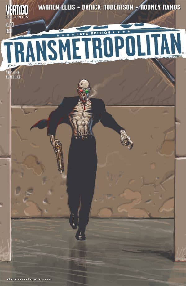 Transmetropolitan #50 cover