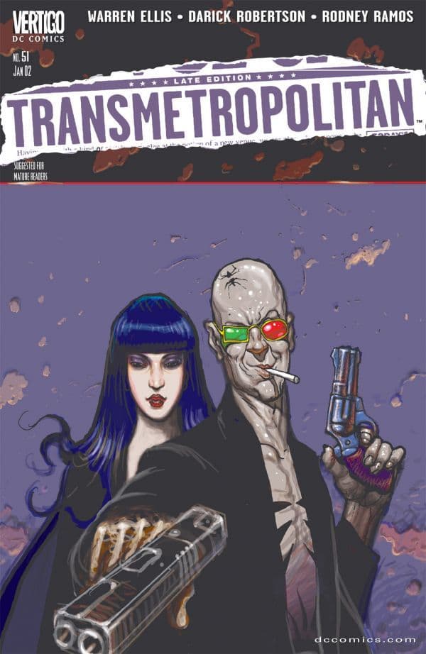 Transmetropolitan #51 cover