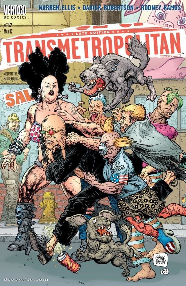 Transmetropolitan #52 cover