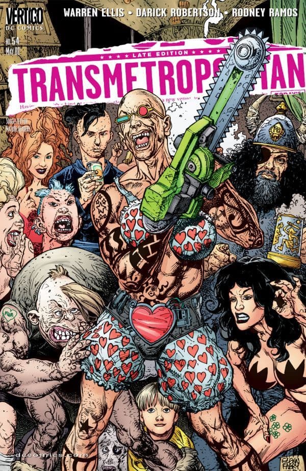 Transmetropolitan #54 cover