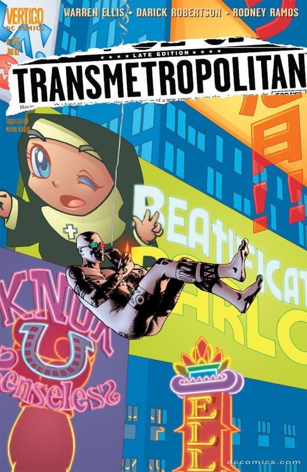 Transmetropolitan #55 cover