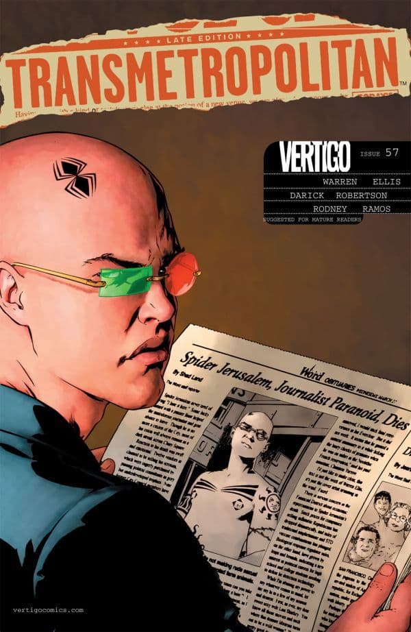 Transmetropolitan #57 cover