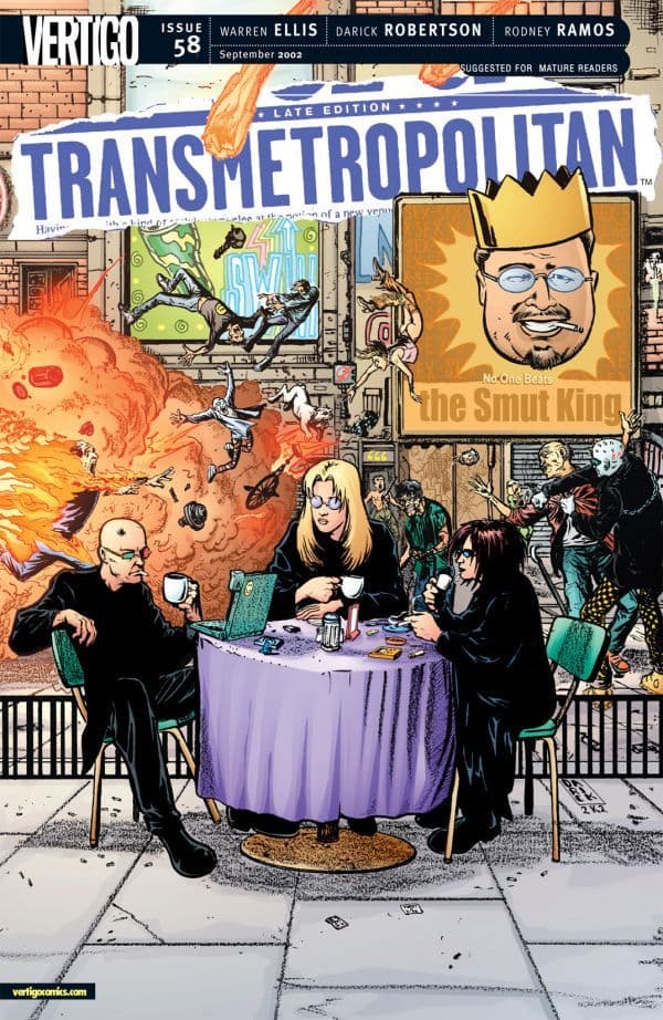 Transmetropolitan #58 cover