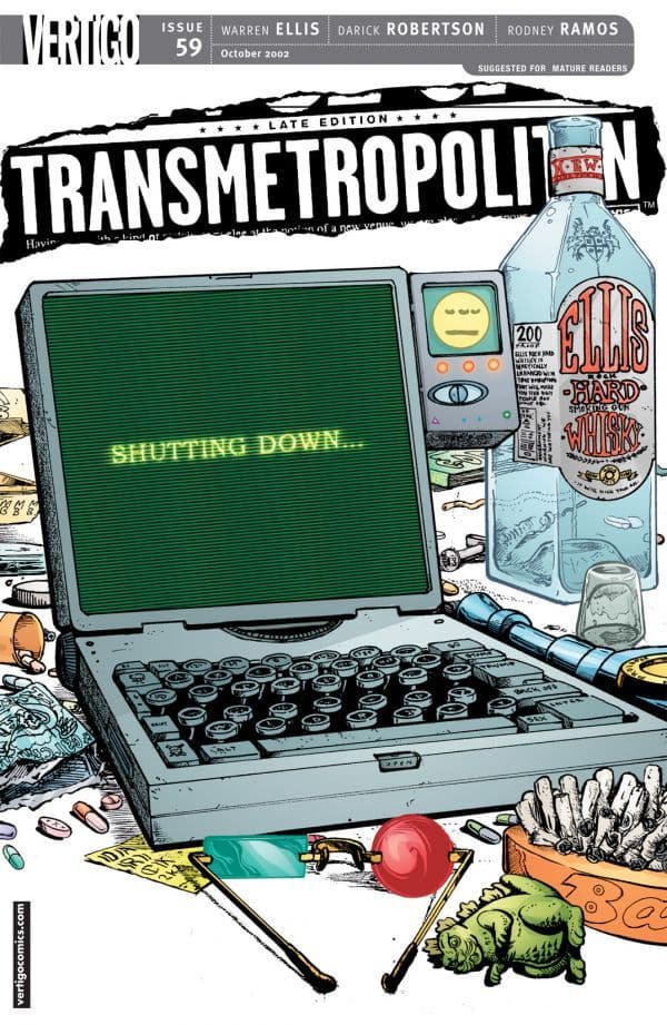 Transmetropolitan #59 cover