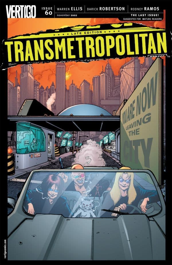 Transmetropolitan #60 cover