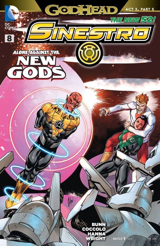 Sinestro #8 cover