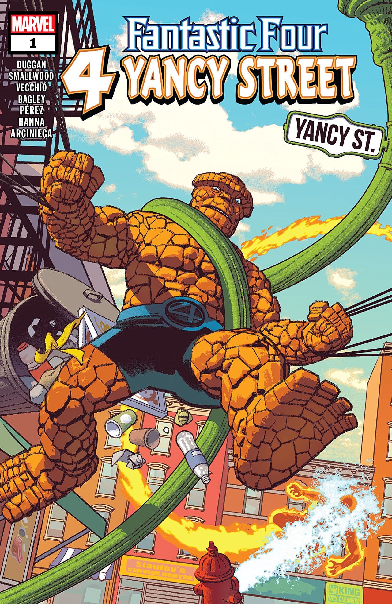 Fantastic Four: 4 Yancy Street #1 cover